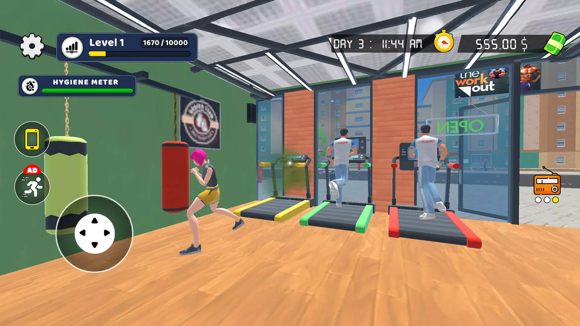 Boxing Workout Simulator Game Captura de tela 2