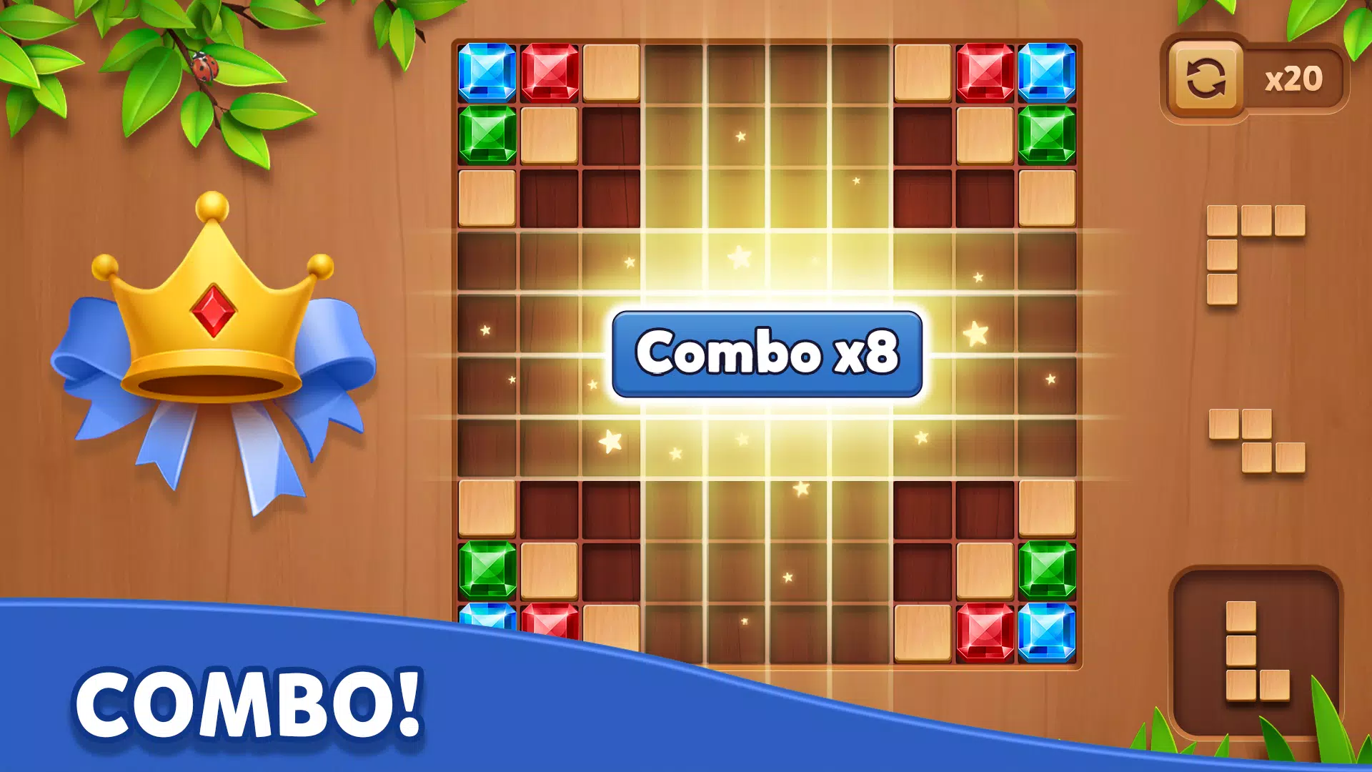 Cube Block - Woody Puzzle Game 螢幕截圖 2