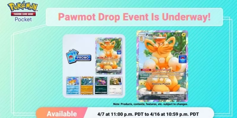 Pawmot은 Pokemon TCG Pocket의 최신 드롭 이벤트에서 복수를 해제합니다.
