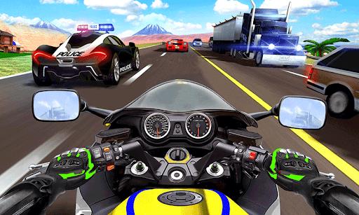 Moto Bike Highway Traffic Race 螢幕截圖 2