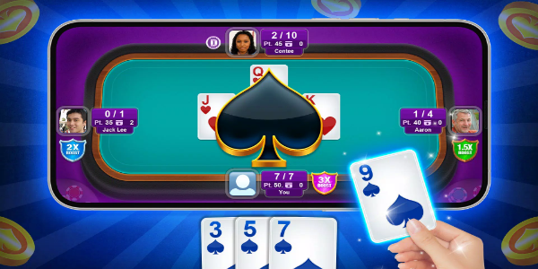 Spades - Offline Fun Card Game应用截图第2张