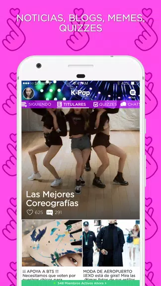 K-Pop Amino en Español 螢幕截圖 0