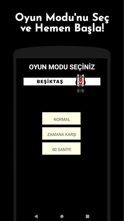 Beşiktaş Futbolcu Kart Eşleştirme Oyunu Screenshot 1