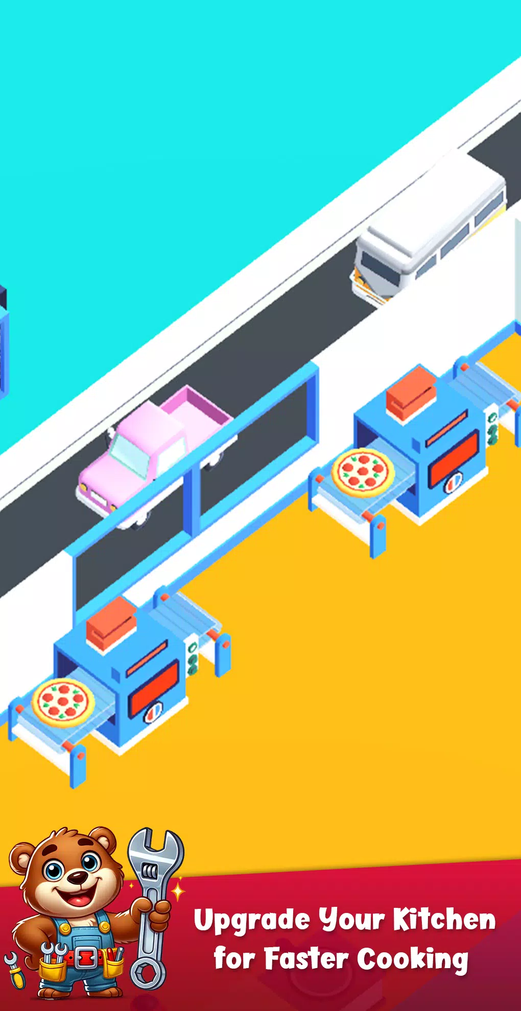 Bear Pizza Maker:Cooking Games 螢幕截圖 1