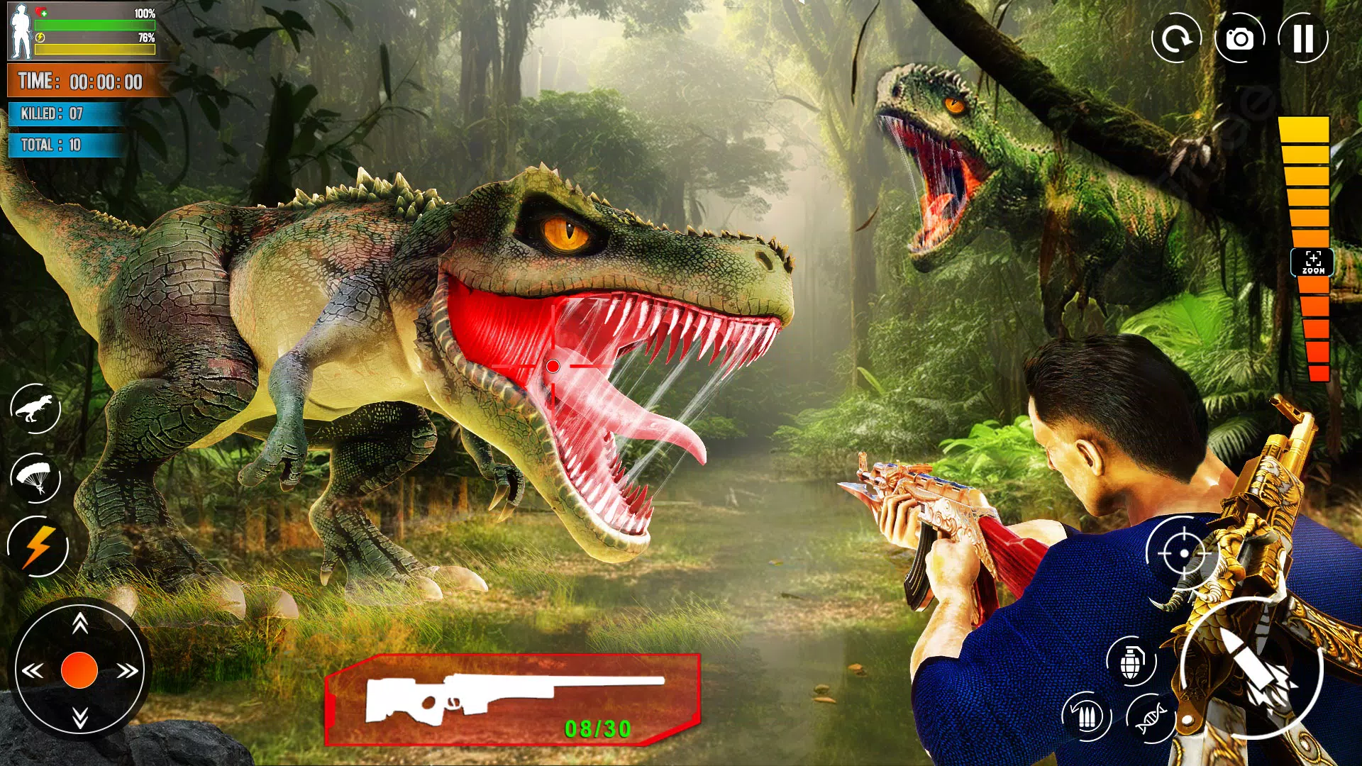Wild Dinosaur Hunting Games Скриншот 3