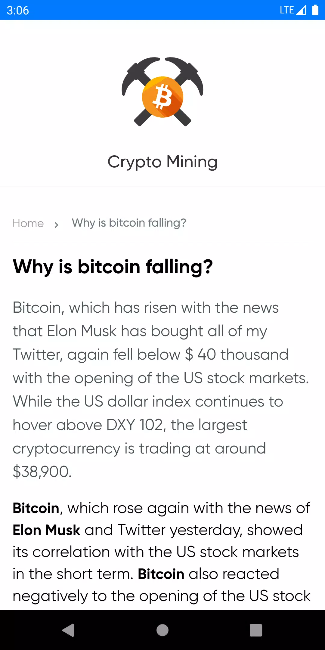 Crypto Mining 螢幕截圖 1