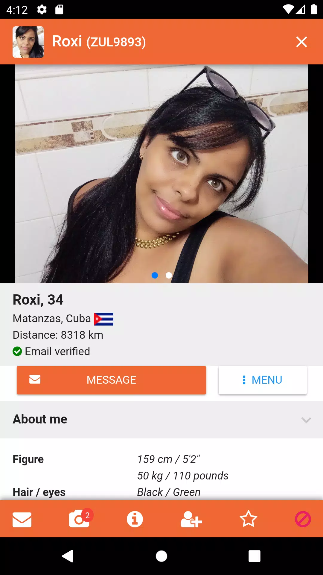 LatinLove Flirt Schermafbeelding 0