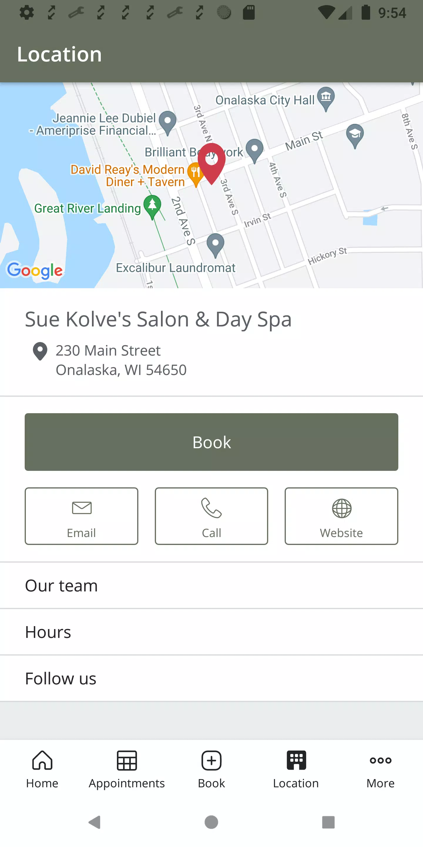 Sue Kolve’s Salon & Day Spa Schermafbeelding 3