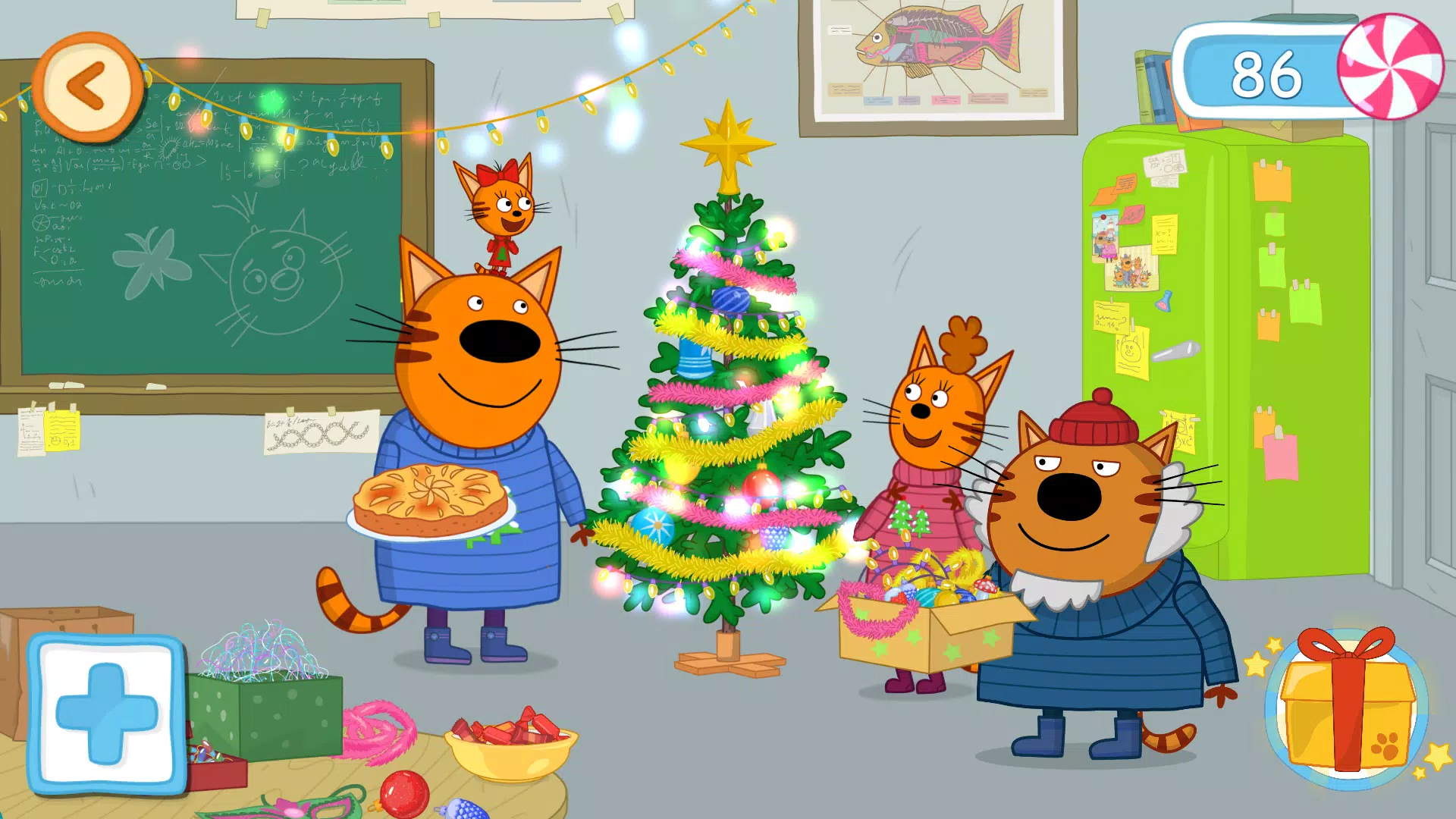 Kid-E-Cats: Winter Holidays Ekran Görüntüsü 0