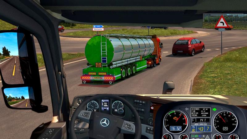 Truck Sim :Modern Tanker Truck Capture d'écran 1