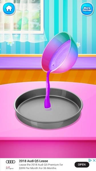 Unicorn Food - Sweet Rainbow Cake Desserts Bakery Скриншот 3