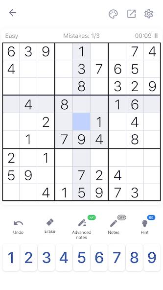 Sudoku - Classic Sudoku Puzzle Mod ภาพหน้าจอ 0