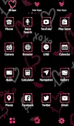 Glitter Hearts Wallpaper Tangkapan skrin 2