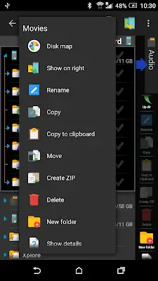 X-plore File Manager Скриншот 2