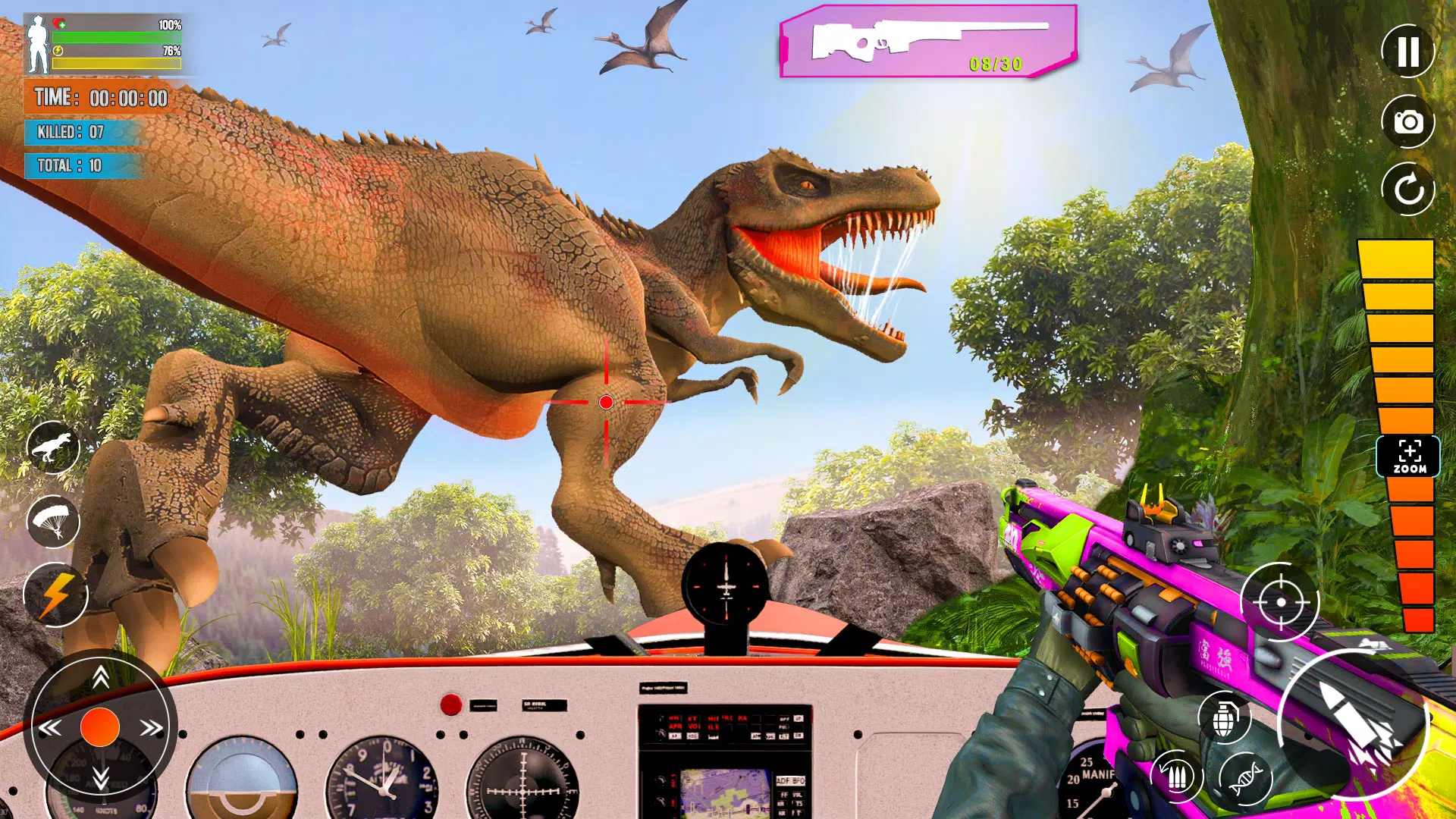Wild Dinosaur Hunting Games Скриншот 2