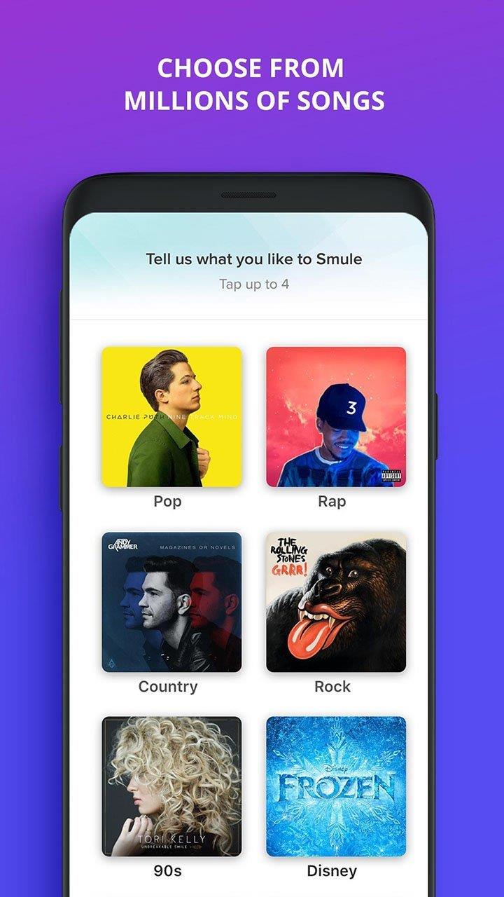 Smule：唱歌并录制卡拉 OK应用截图第1张