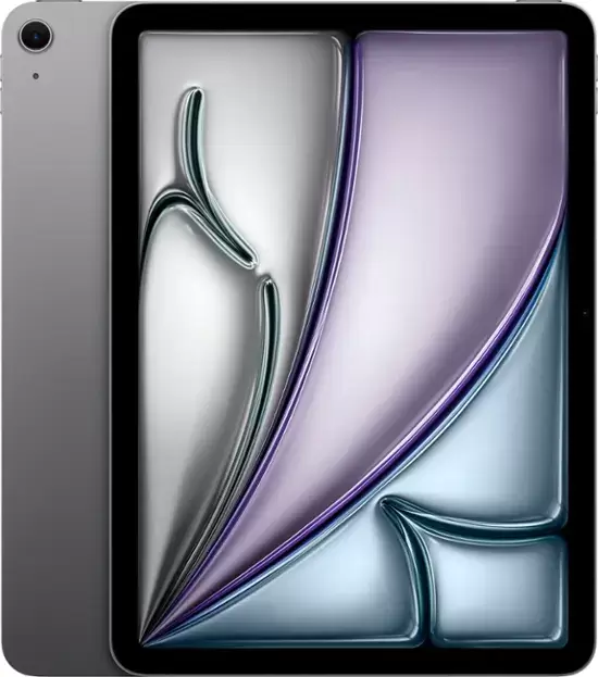 Apple - cip iPad Air M2 11 inci yang dibina untuk Apple Intelligence Wi -Fi 128GB - Space Grey