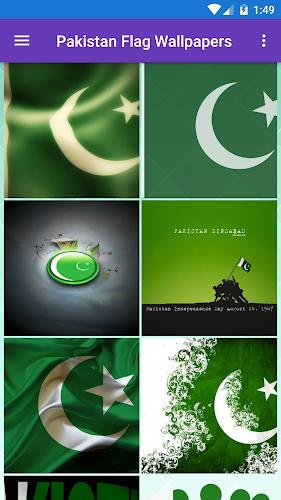 Pakistan Flag Wallpaper: Flags स्क्रीनशॉट 0