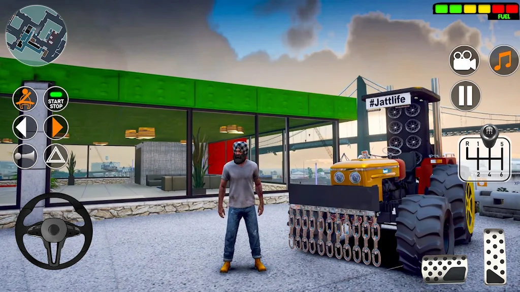 Cargo Tractor Farming Game 3D Captura de tela 3