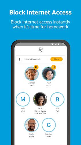 Schermata AT&T Secure Family® parent app 3