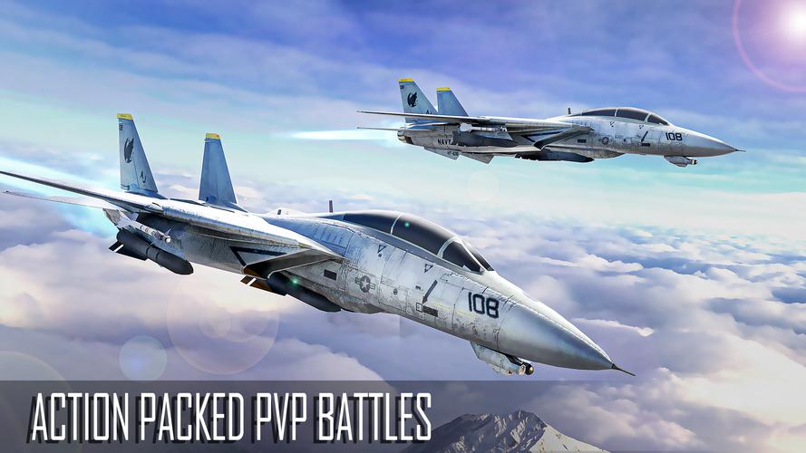 Jet Fighter: Sky Combat 3D Tangkapan skrin 0