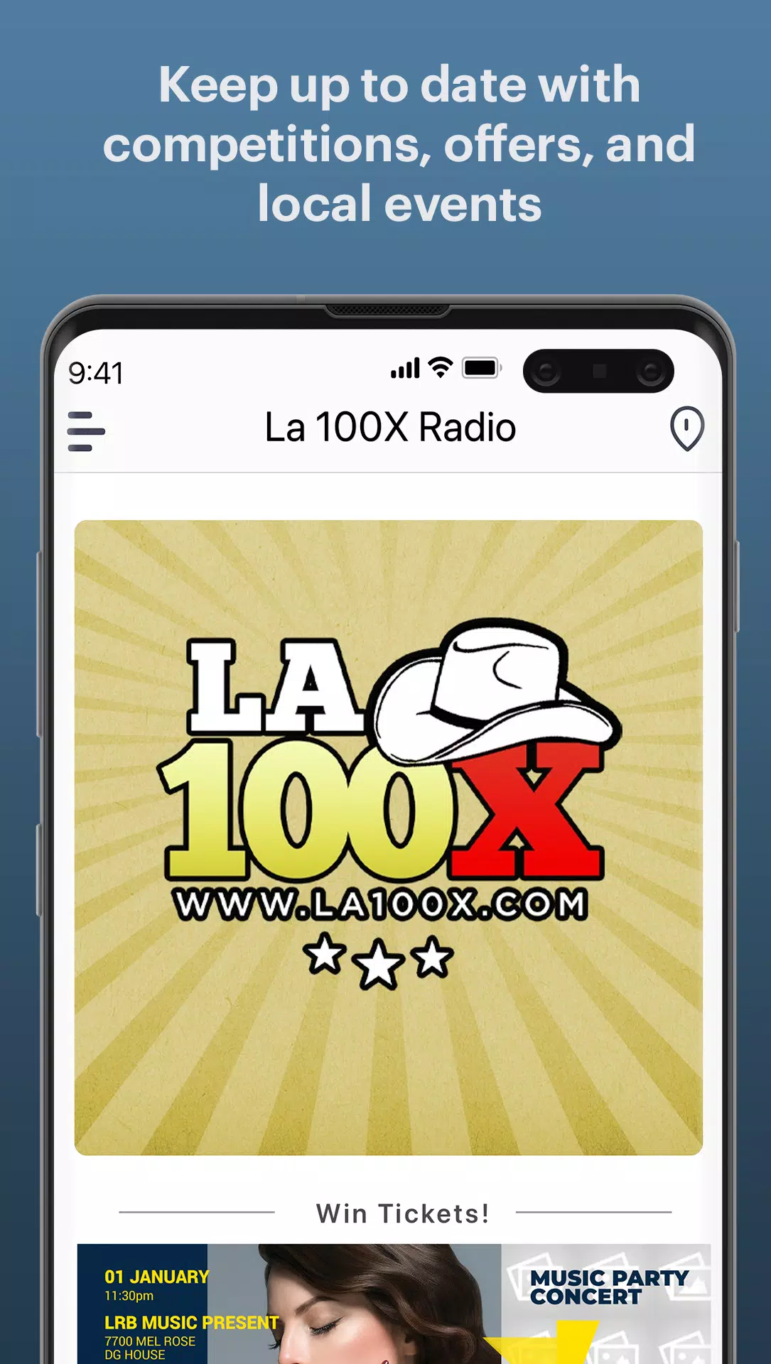 La 100X Radio Ảnh chụp màn hình 0