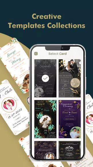 Engagement Card Maker & Design Ảnh chụp màn hình 2