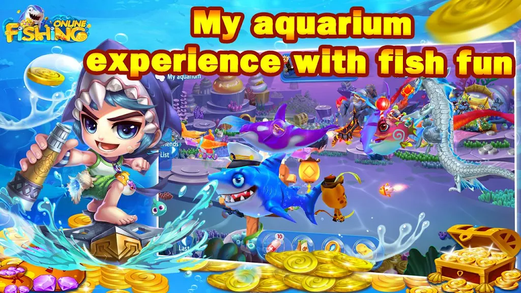 Fishing Online: Classic fish machine, free game スクリーンショット 0