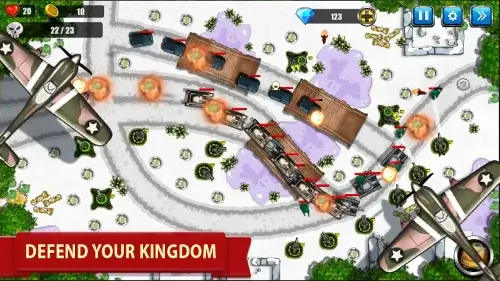 Tower Defense: Toy War Schermafbeelding 1