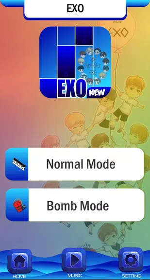 Schermata EXO Chibi Piano Tiles 2