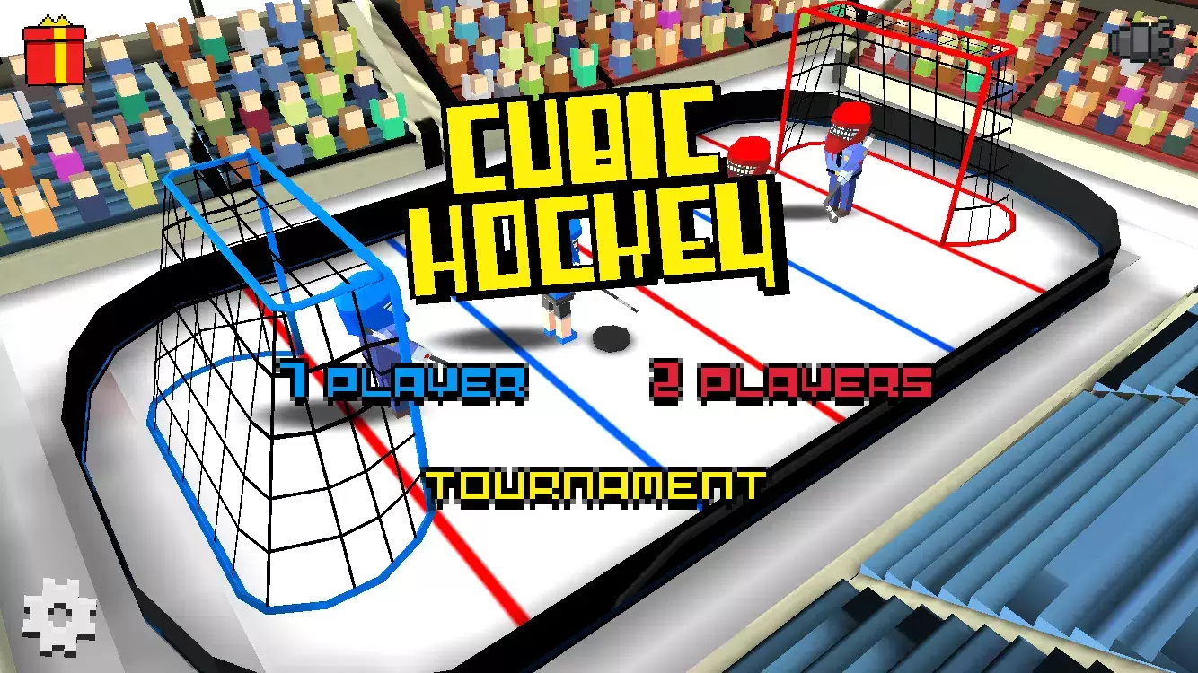 Cubic Hockey 3D 스크린샷 0