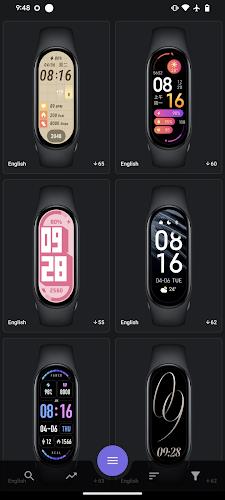 Mi Band 8 Watch Faces 螢幕截圖 2