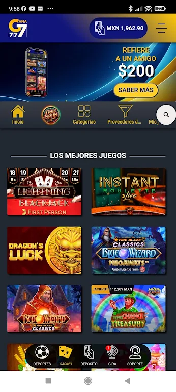 Gana777 Apuestas y Casino应用截图第3张