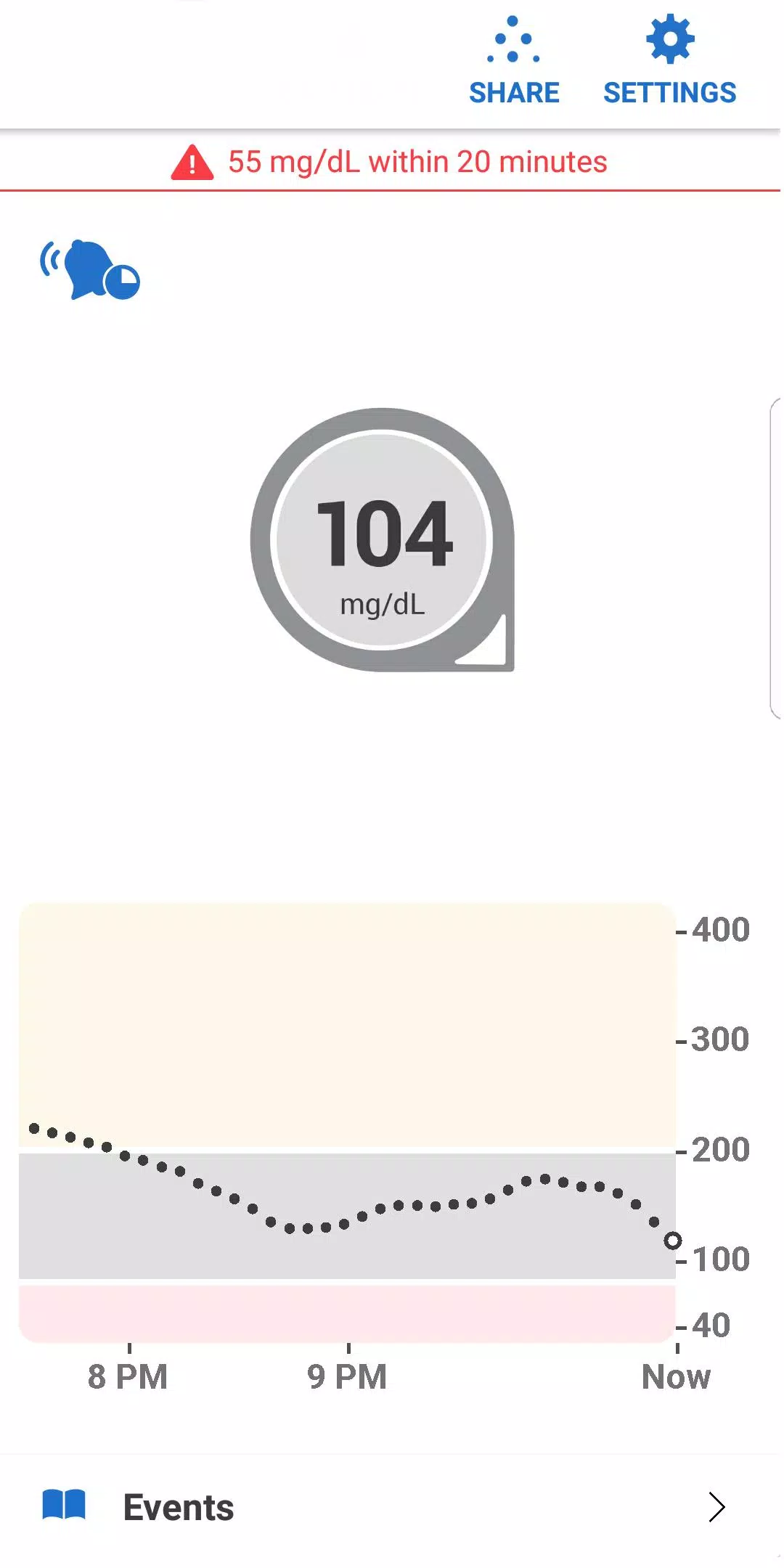 Dexcom G6 ဖန်သားပြင်ဓာတ်ပုံ 2