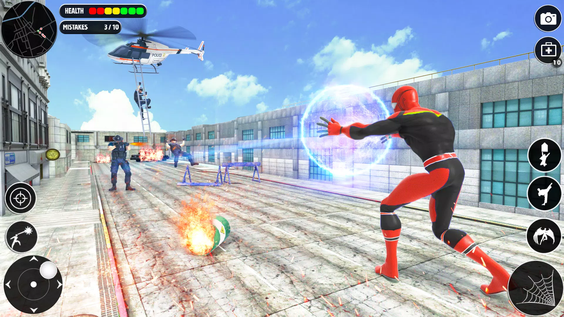 Spider Fighting Man Hero Games 螢幕截圖 1