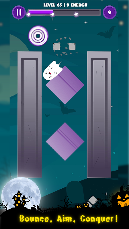 Ghost Glider: Spooky Adventure Ảnh chụp màn hình 1