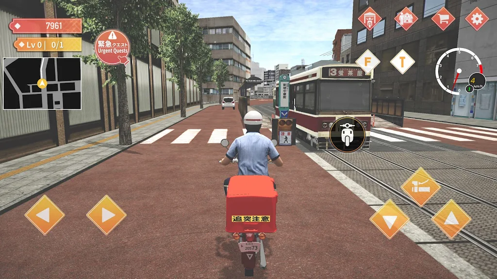 Japan Postman Moto Simulator スクリーンショット 1