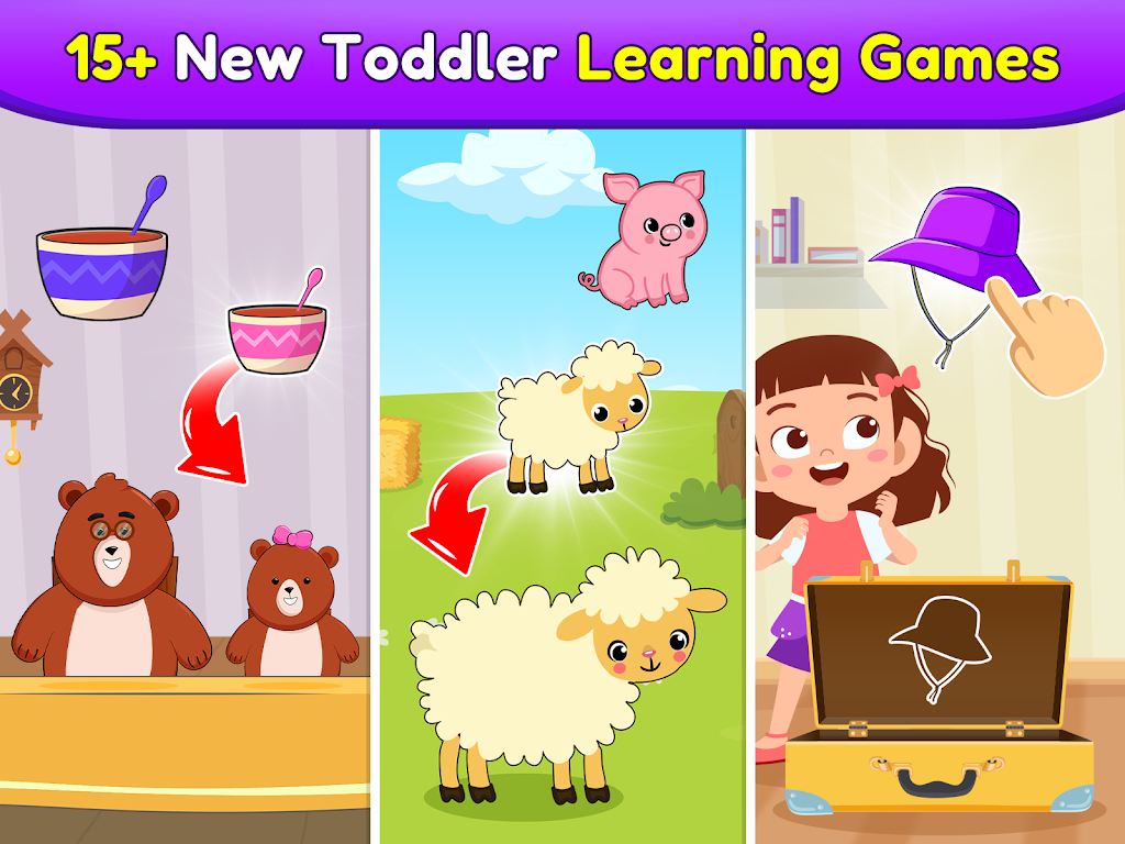 Baby Games for 1+ Toddlers ဖန်သားပြင်ဓာတ်ပုံ 1