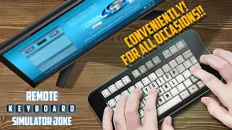 Remote Keyboard Simulator Joke Ekran Görüntüsü 0