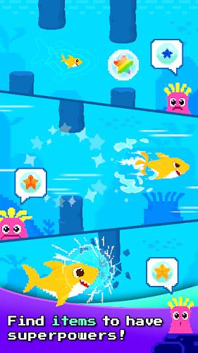 Baby Shark 8BIT : Finding Frie স্ক্রিনশট 3