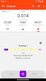 GPS Running Cycling & Fitness Screenshot 2