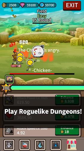 Lonely Knight : Idle RogueLike Ekran Görüntüsü 1