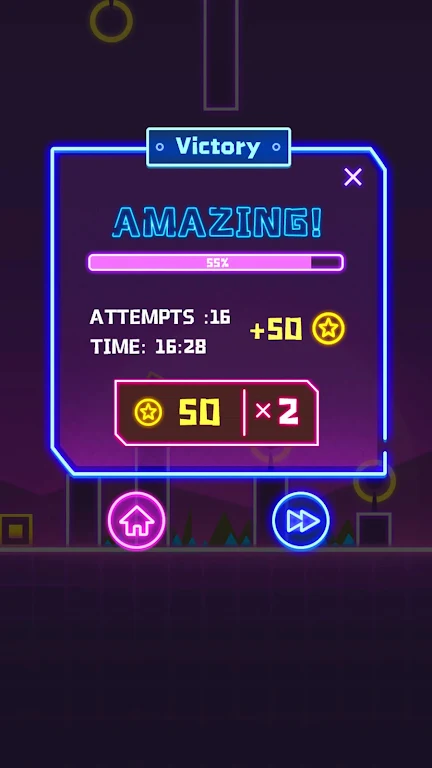 Block Dash: Geometry Jump Captura de tela 3