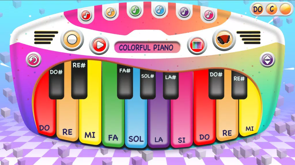 Colorful Piano Captura de pantalla 0