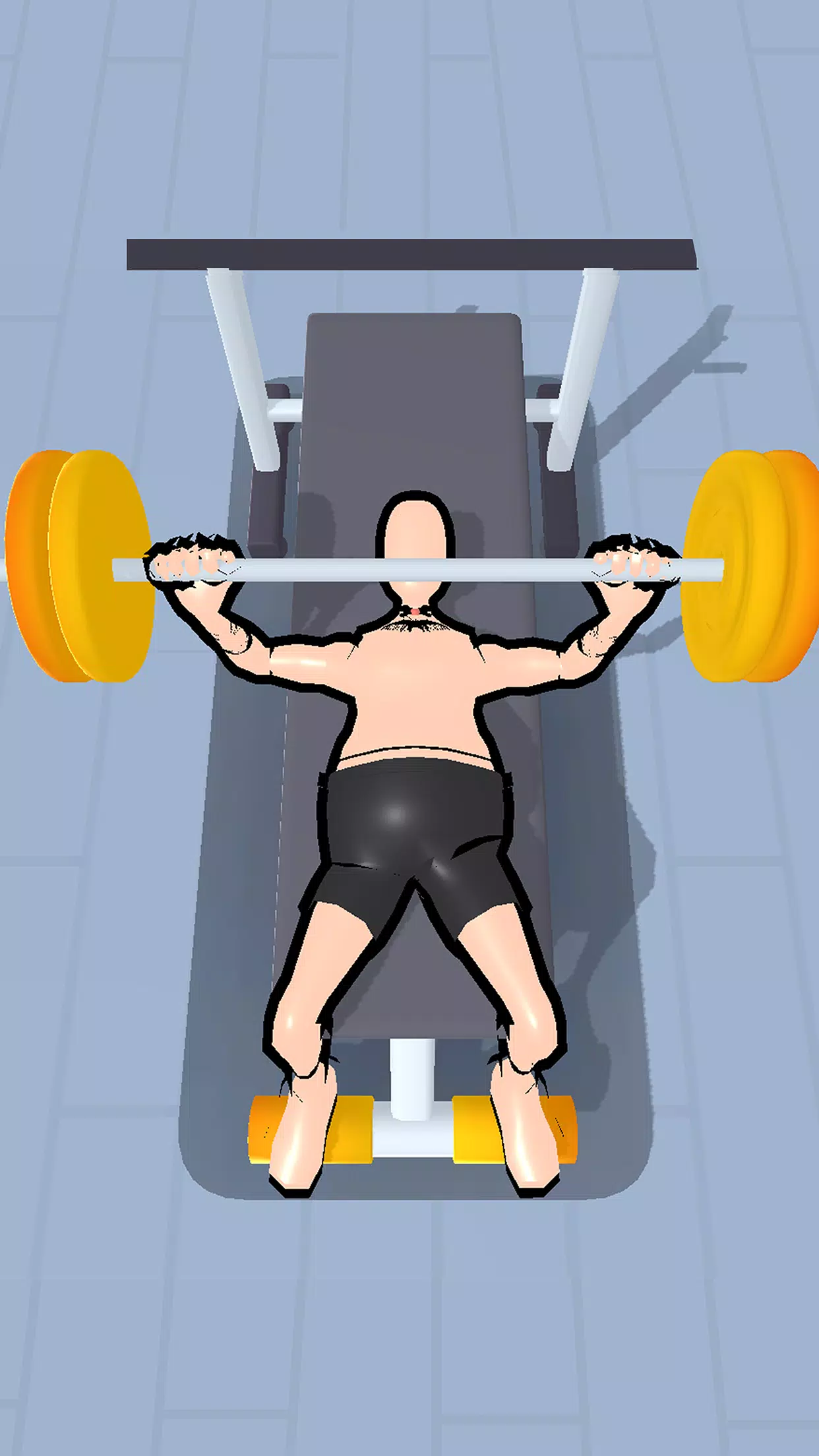 Grow Muscles：Gym Game स्क्रीनशॉट 1