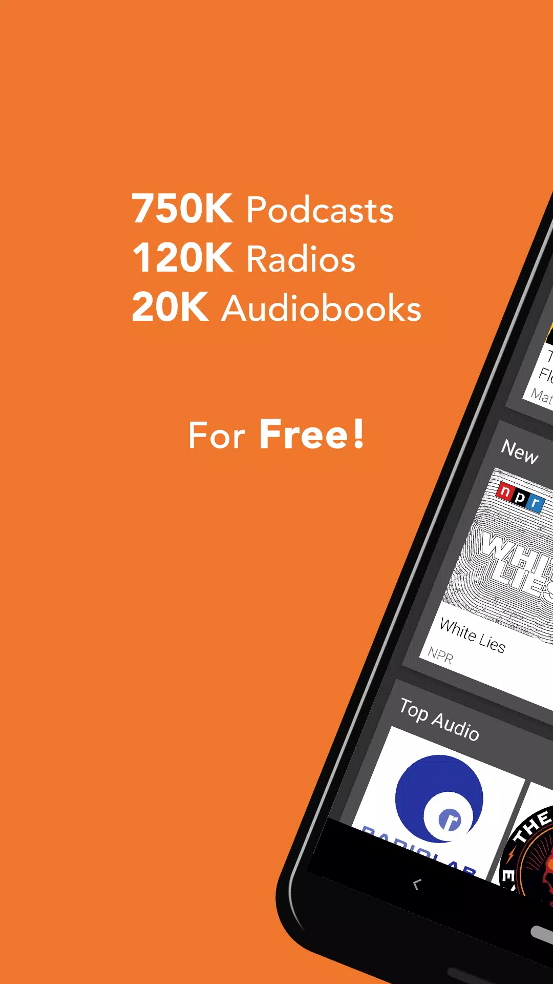 播客发烧友 - Podcast & Radio Addict 螢幕截圖 0