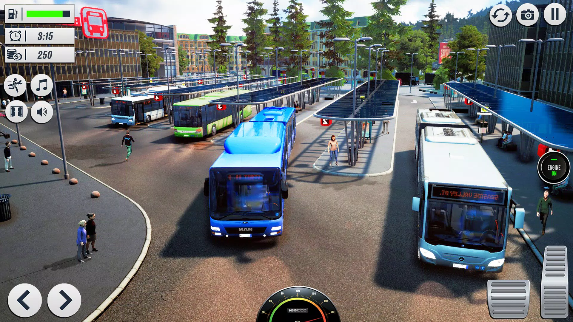 Highway Bus Driving Simulator Ảnh chụp màn hình 1