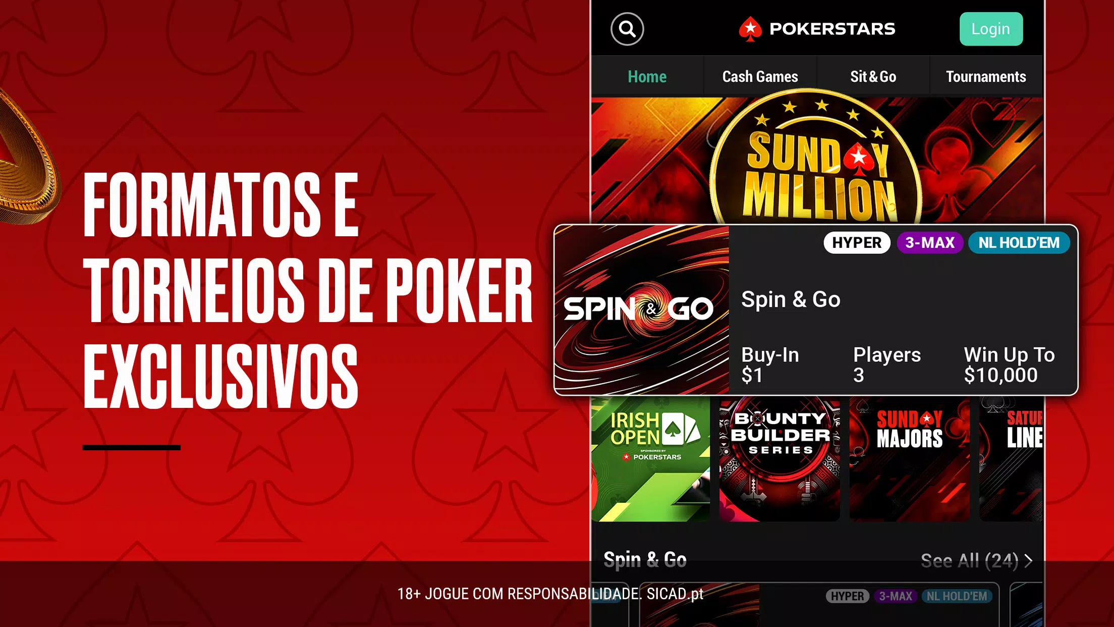 Pokerstars: Jogos de Poker 螢幕截圖 1