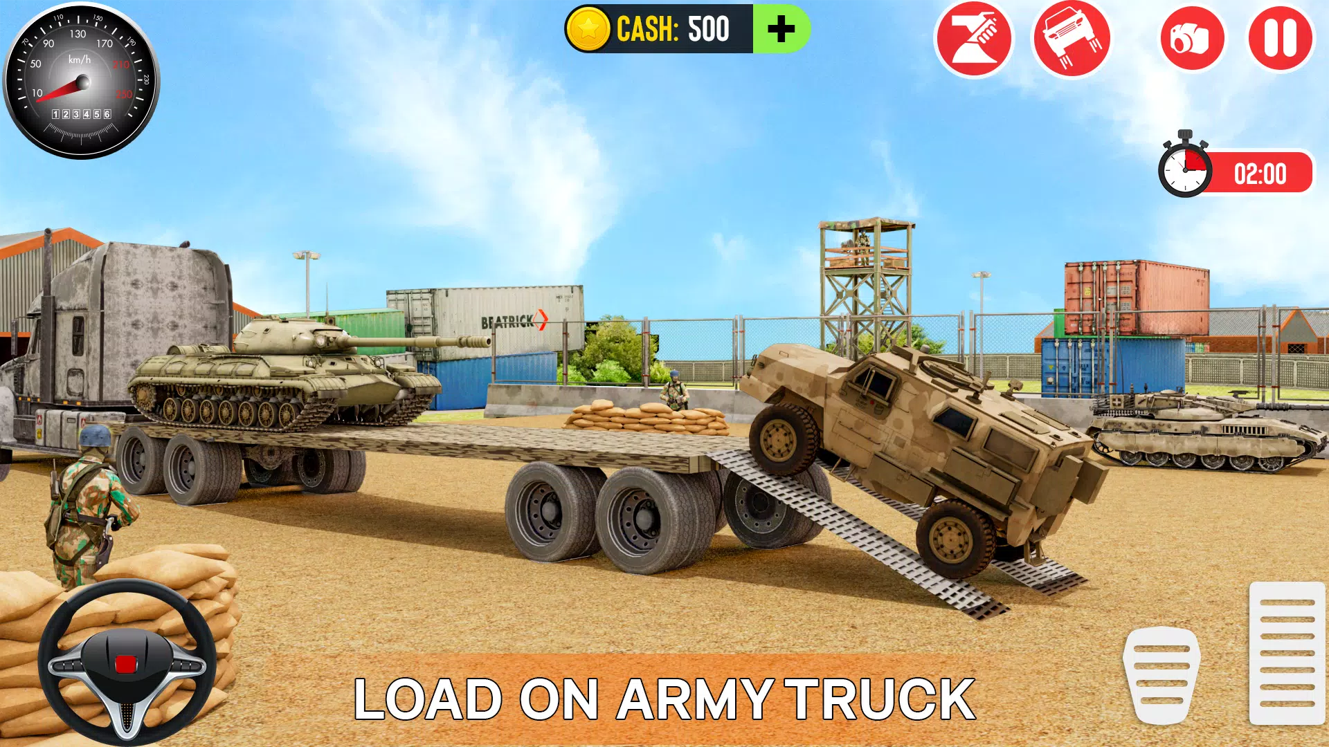 Army Car Games Truck Driving 螢幕截圖 2