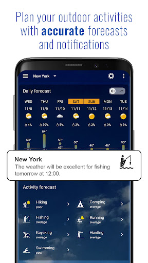 Transparent clock and weather Screenshot 0